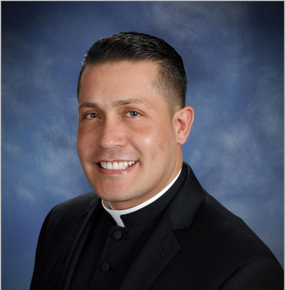The Rev. Alex Orozco, seen here in his formal ordination photo, is under investigation for allegedly accepting more than $250,000 from elderly parishioners at St. Rose of Lima Church in Short Hills. (Archdiocese of Newark)