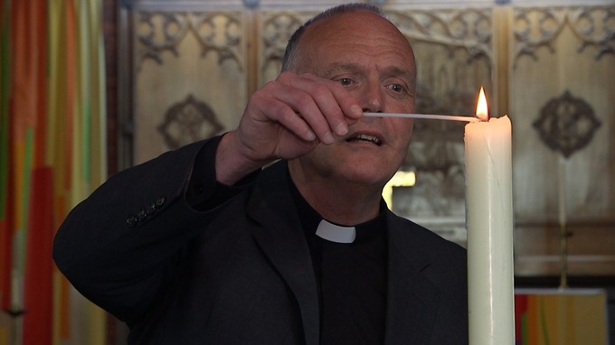Sawyer waived his anonymity to speak out against abuse. Credit: ITV News