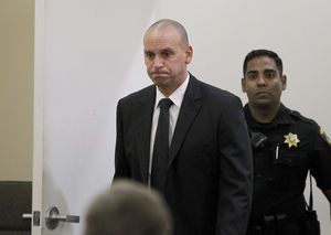 Former megachurch minister Geronimo Aguilar appears for sentencing in Judge Louis Sturns 213th court at the Tim Curry Justice Center in Fort Worth on Monday, October 12, 2015.