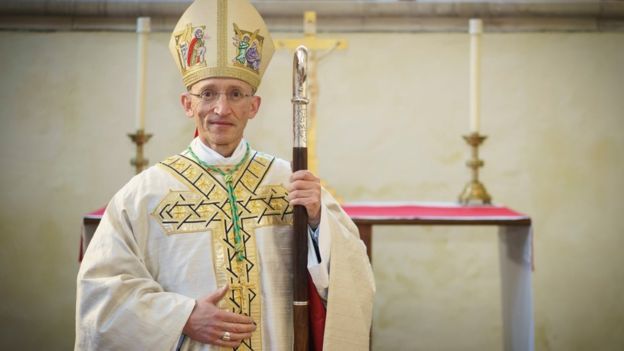 The current Bishop of Chichester Dr Martin Warner issued a formal apology to the victim