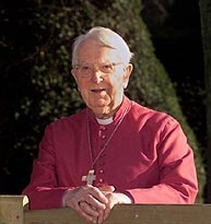 The former Bishop of Chichester Eric Kemp