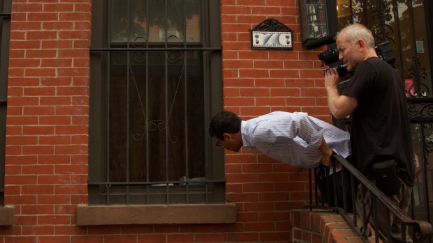 On the set of Breaking the Silence, the sequel to Ben-Moshe's Walkley-winning documentary Code of Silence. Photo: Supplied