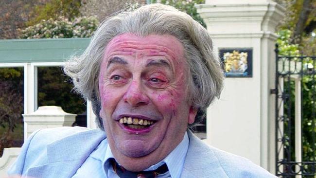 Barry Humphries claims his character Sir Les Patterson went to Xavier College.Source:Supplied