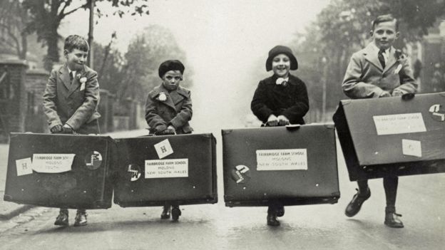Children en route for emigration to Australia, the subject of a new exhibition at the V&A Museum of Childhood in London
