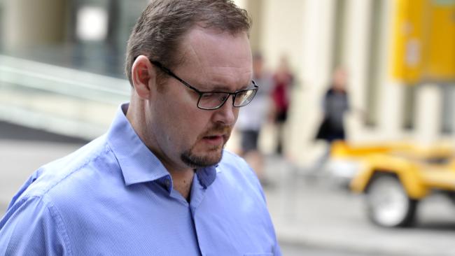 Dawid Volmer, also known as David, leaves the District Court after a previous appearance. Picture: Justin Benson-Cooper