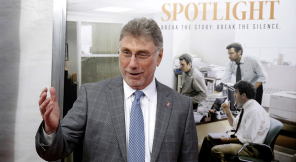 Marty Baron: "Many charitable nonprofits... get a pass on close examinations because they are seen as doing good. And many do good, but that shouldn’t exempt them from accountability.” Pictured: Baron, former editor of The Boston Globe, walks the red carpet as he attends the Boston-area premiere of the film "Spotlight." (Steven Senne/AP)