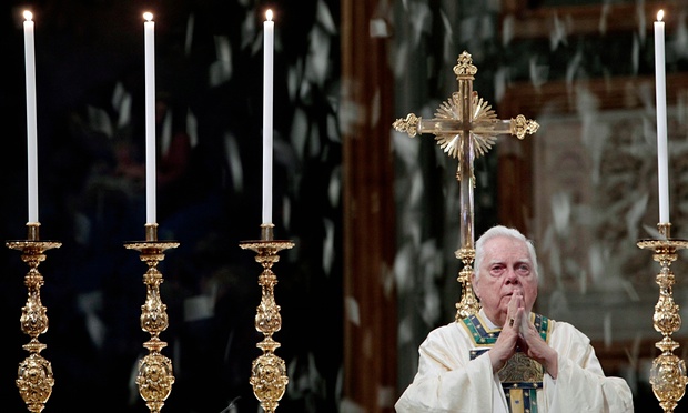 Bernard Law, who resigned as archbishop of Boston in 2002, has spent the last 13 years behind the walls of the Vatican. Photograph: Gregorio Borgia/AP