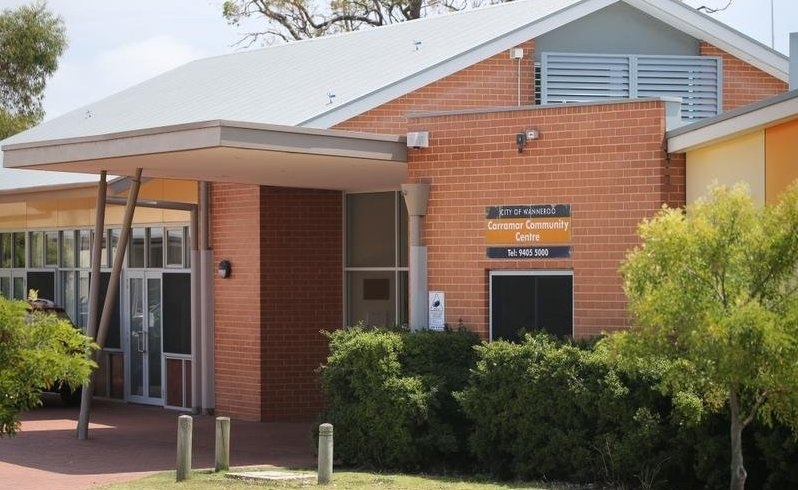 The Carramar Community Centre used by convicted sex offender Dawid Volmer. Picture: Megan Powell.