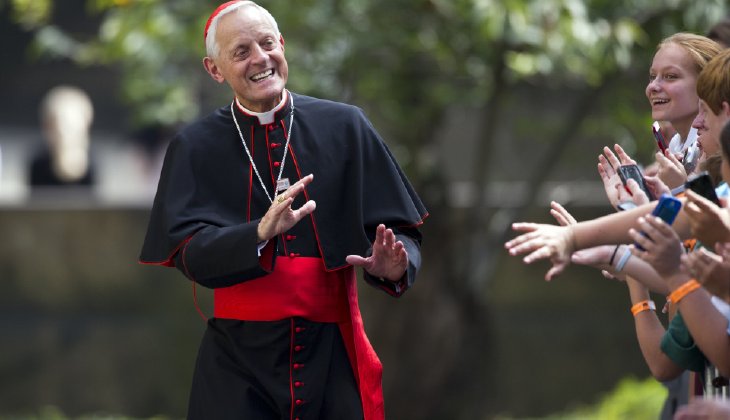 According to a report by the website churchmilitant.com, Cardinal Donald Wuerl, Archbishop of Washington, resides in a Washington, D.C. penthouse atop Our Lady Queen of the Americas church on Embassy Row in Washington, D.C. (AP file photo/Cliff Owen)