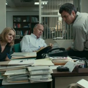 A scene from “Spotlight,” a film about the The Boston Globe’s coverage of child sexual abuse and the Catholic Church.