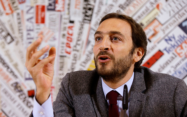 Italian journalist Emiliano Fittipaldi Photo: AP