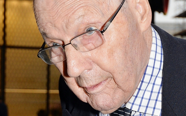 Disgraced bishop Peter Ball arrives at the Old Bailey in central London earlier this year