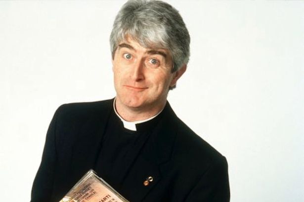 Life imitates art: The late Dermot Morgan as the financially dishonest priest Father Ted