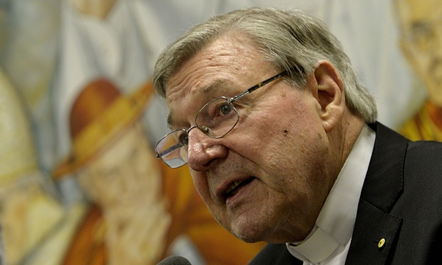 Justice Peter McClellan has deferred the hearing until February to ensure George Pell, pictured, can appear in person. Photograph: Andreas Solaro/AFP/Getty Images