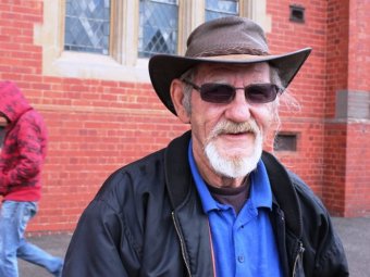 PHOTO: Gordon Hill suffered physical and mental abuse during his time at St Joseph's orphanage in Ballarat. (ABC News: Charlotte King)