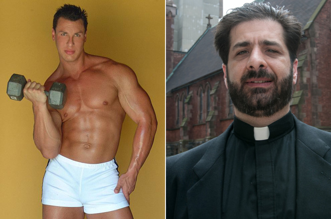 Rev. Peter Miqueli?? (right) and his "master" Keith Crist.