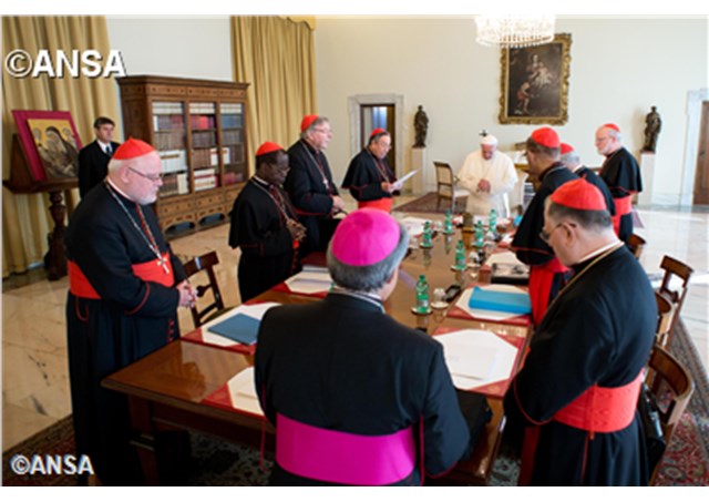 Pope Francis meeting with the Council of Cardinals - ANSA