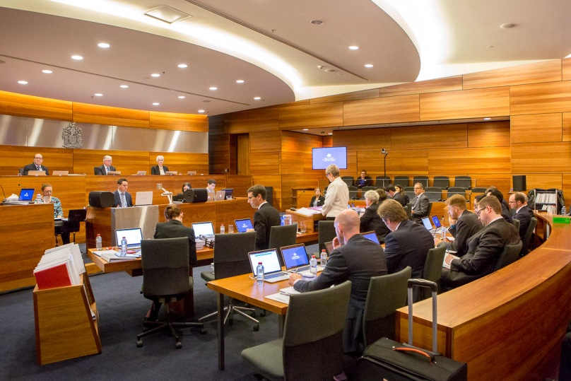 The hearing room of the Royal Commission into Institutional Responses to Child Sexual Abuse. Photo: childabuseroyalcommission.gov.au