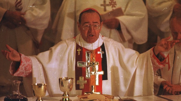 Ronald Mulkearns was the bishop of Ballarat between 1971 and 1997. Photo: Supplied