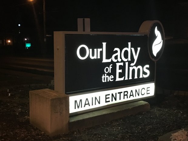 A man is accused of having a sexual relationship with a student while he worked at Our Lady of the Elms. (Adam Ferrise, Northeast Ohio Media Group)