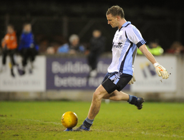 John Leonard in action for Dublin in February 2008.