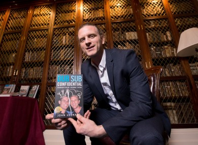 Leonard at the Setanta Sports Book of the Year awards ceremony.