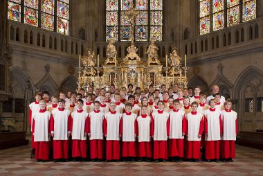 The Regensburg Cathedral Choir performs at the Cathedral of St. Peter in Germany.