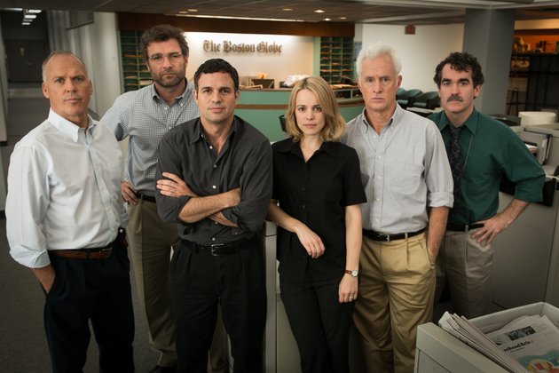 Chasing down the Cardinal: The Spotlight editorial team.