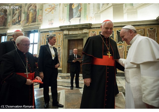 Pope Francis meets with the Congregation for the Doctrine of the Faith. - OSS_ROM