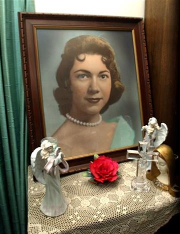 (Delcia Lopez /The San Antonio Express-News via AP). This photo taken on March 11, 2004, shows a portrait of Irene Garza displayed at the home of her aunt Herlynda De La Vina in Edinburg, Texas. A former priest was arrested Tuesday, Feb. 9, 2016, in Ar...
