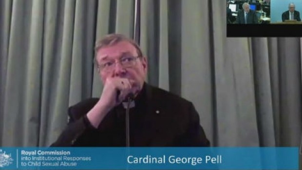 Cardinal George Pell giving evidence this week: "this was the real Pell being slowly revealed".