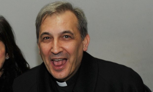 Monsignor Lucio Angel Vallejo Balda in 2014. Photograph: Umberto Pizzi/AFP/Getty Images