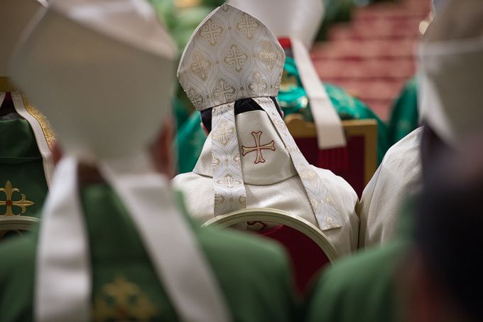 Opening Mass for the synod of bishops on the family, Oct. 8, 2015. Credit: Mazue/catholicnews.org.uk.
