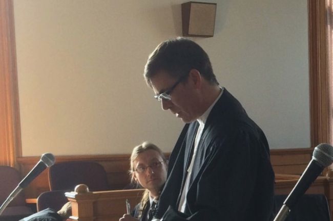 Lawyer Geoff Budden is seen at the Mount Cashel civil trial in Newfoundland Supreme Court. — Photo by Barb Sweet/The Telegram