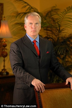 Plea: Attorney Thomas J Henry tells Daily Mail Online he wants other victims to come forward. The victim suffered mental illness, substance abuse and addictions, his legal papers disclose