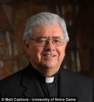 Accused: Father Virgilio Elizondo, a professor at the University of Notre Dame, faced ruin when a man accused him of having molested him as a boy