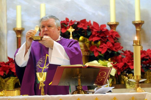Father Keith Fennessy said Mass in 2008 at at St. Margaret Mary R.C. Church in Midland Beach. (Staten Island Advance Photo)
