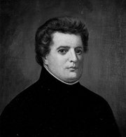 The Rev. Thomas F. Mulledy, president of Georgetown from 1829 to 1838, and again from 1845 to 1848, arranged the sale. Credit Georgetown University Archives