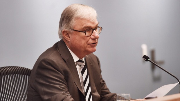 Justice Peter McClellan has emphasised that hearing survivors' stories is important for their healing. Photo: Nick Moir