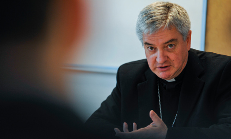 Bayonne Bishop Marc Aillet. Photo: AFP