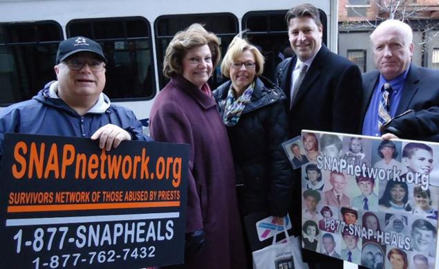 Queens Assemblywoman Margaret Markey (second from left) introduced the bill a decade ago.