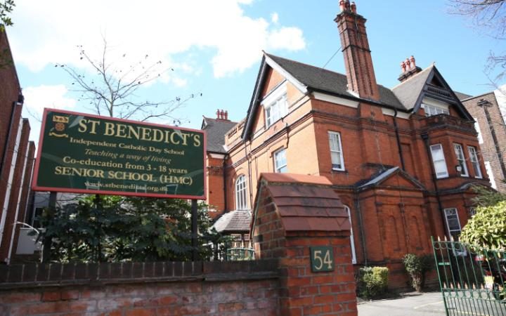 St Benedict's School CREDIT: SWNS