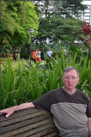 Left the country: Father Peter Grasby, who was found to have abused a 10-year-old boy, moved to Malaysia this year against the orders of Archbishop Hart. Photo: Supplied