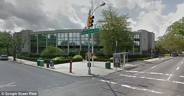 He was a teacher of the prestigiousFrancis Preparatory School in Queens (pictured), New York, but resigned and 'left in good standing', according to a new report, and went on to work for other schools