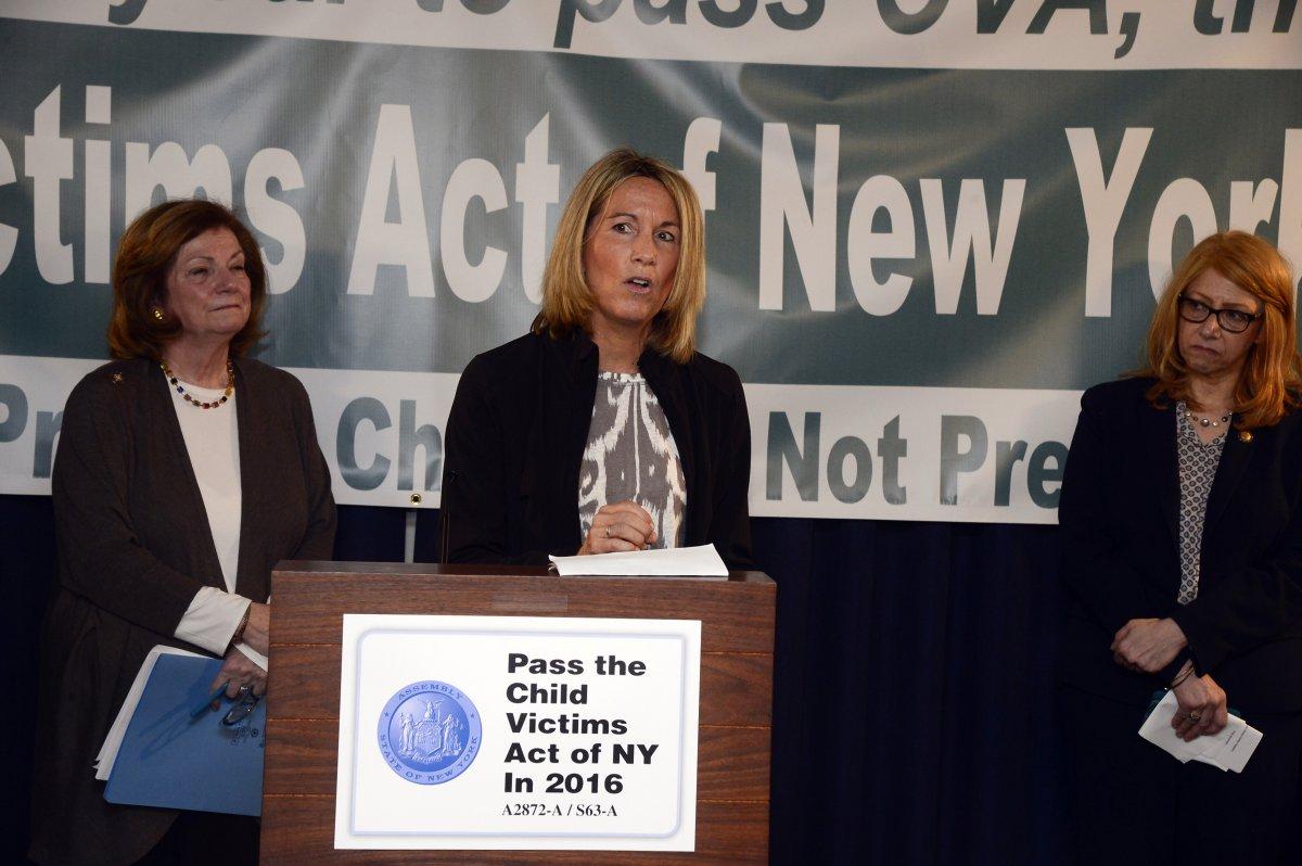 Kathryn Robb, a survivor of childhood sexual abuse by her brother, pushed legislators to pass the Child Victims Act. (JEFFERSON SIEGEL/NEW YORK DAILY NEWS)