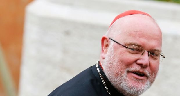 Cardinal Reinhard Marx: told a conference held in Trinity College that until “very recently”, the church and society at large had been “very negative about gay people . . . It was the whole society. It was a scandal and terrible.” Photograph: Stefano Rellandini