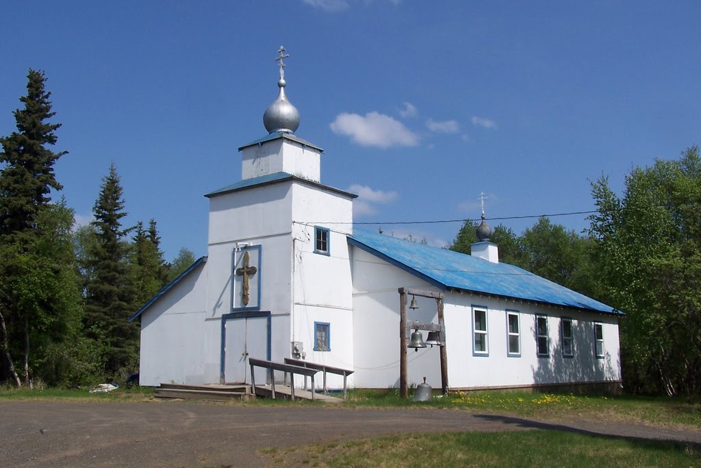 St. Seraphim of Sarov Church is Dillingham’s Orthodox church. (Photo by J. Stephen Conn/Panaramio Creative Commons)