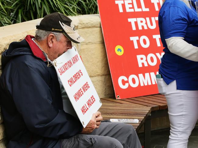 Emotions were high among protesters outside the court. Picture by Peter Lorimer
