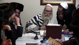 Rabbi Eliezer Berland speaks with students in a video from several years ago (Screen capture: YouTube)