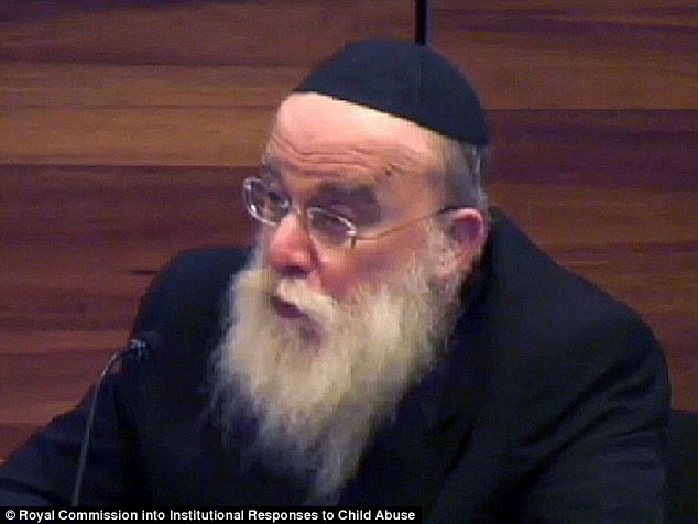 Staff member Chief Rabbi Zvi Telsner announced he would stand down indefinitely over accusations of child sex abuse core-up attempts